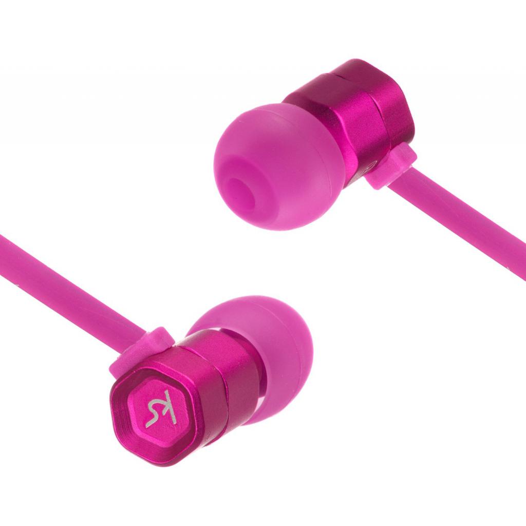 Наушники KitSound KS Hive Buds Earphones with Mic Pink (KSHIVBPI) изображение 2
