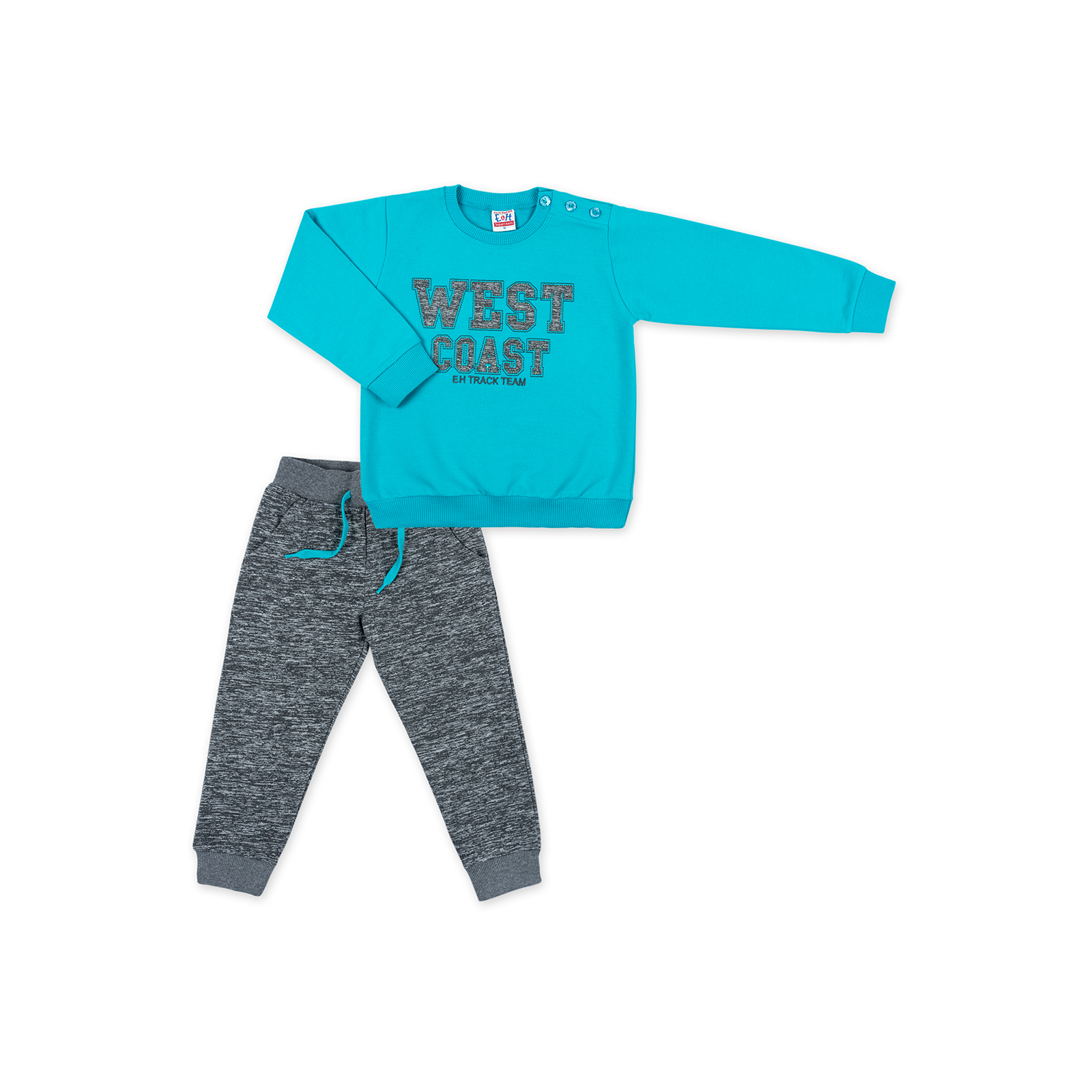 Набір дитячого одягу Breeze кофта с брюками "West coast" (8248-98B-blue)