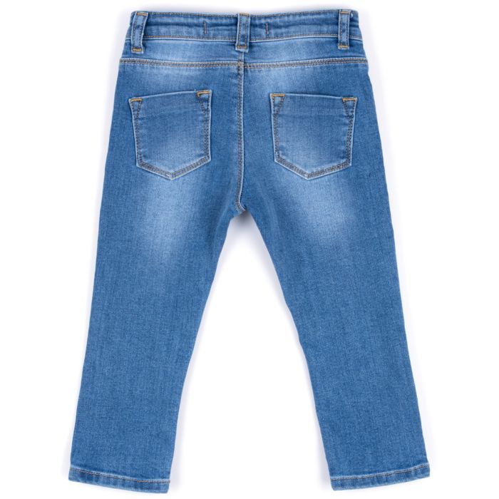Джинсы детские Breeze джинсовые с цветочками (OZ-17703-74G-jeans) изображение 4