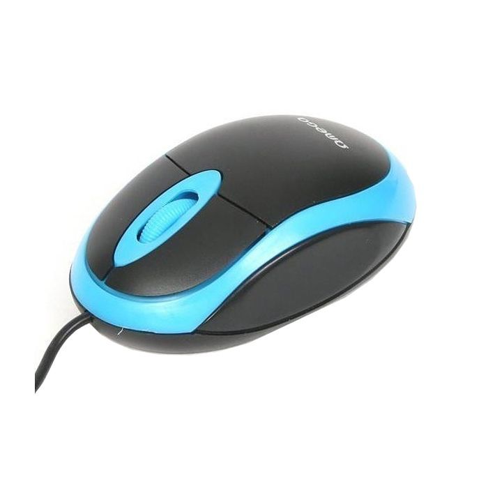 Мышка Omega OM-06V USB Black-Blue (OM06VB)