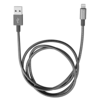 Дата кабель USB 2.0 AM to Lightning 1.0m grey Verbatim (48860) изображение 2