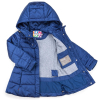 Куртка Snowimage подовжена з капюшоном і квіточками (SICY-G107-110G-blue) зображення 5