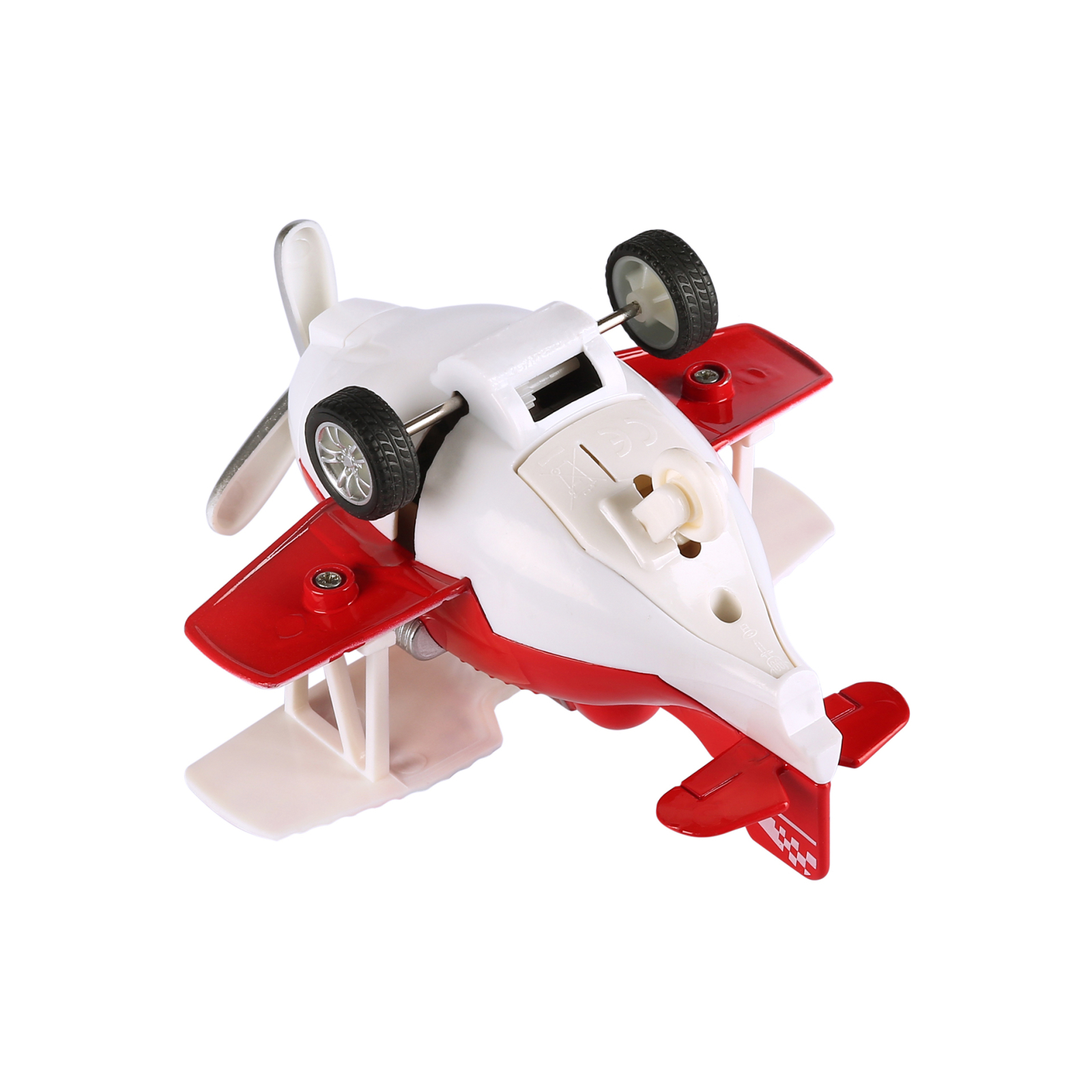Спецтехніка Same Toy Самолет металический инерционный Aircraft красный (SY8013AUt-3) зображення 3