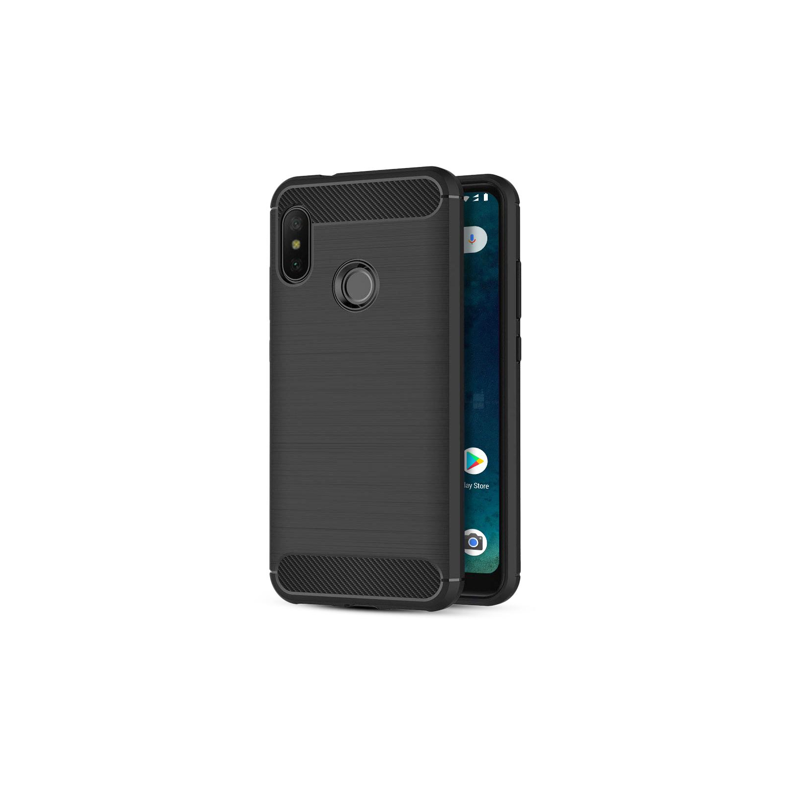 Чехол для мобильного телефона Laudtec для Xiaomi Mi A2 Lite Carbon Fiber (Black) (LT-Mi6P) изображение 2