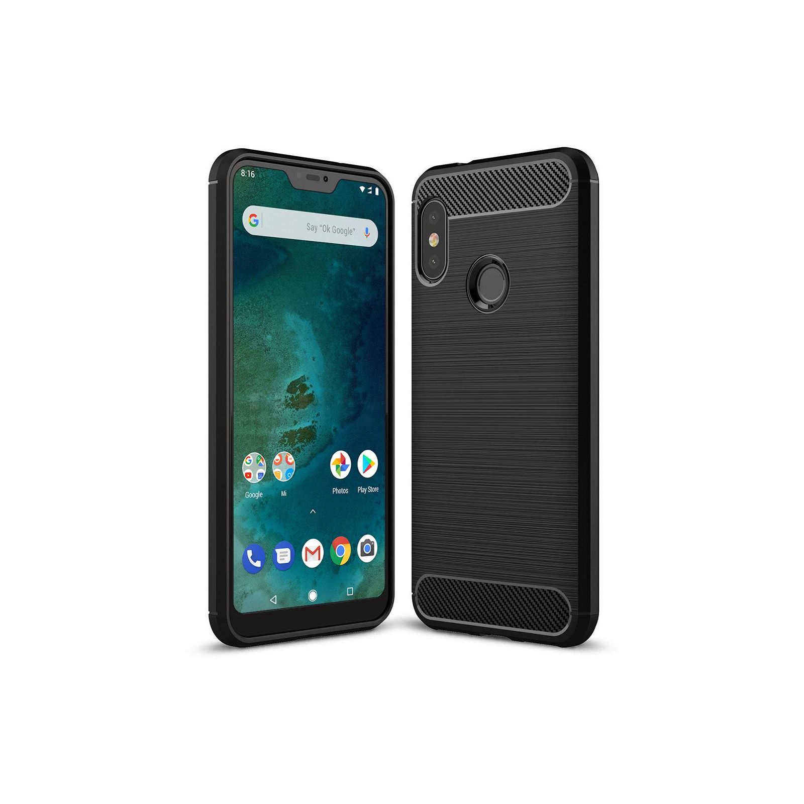 Чохол до мобільного телефона Laudtec для Xiaomi Mi A2 Lite Carbon Fiber (Black) (LT-Mi6P)