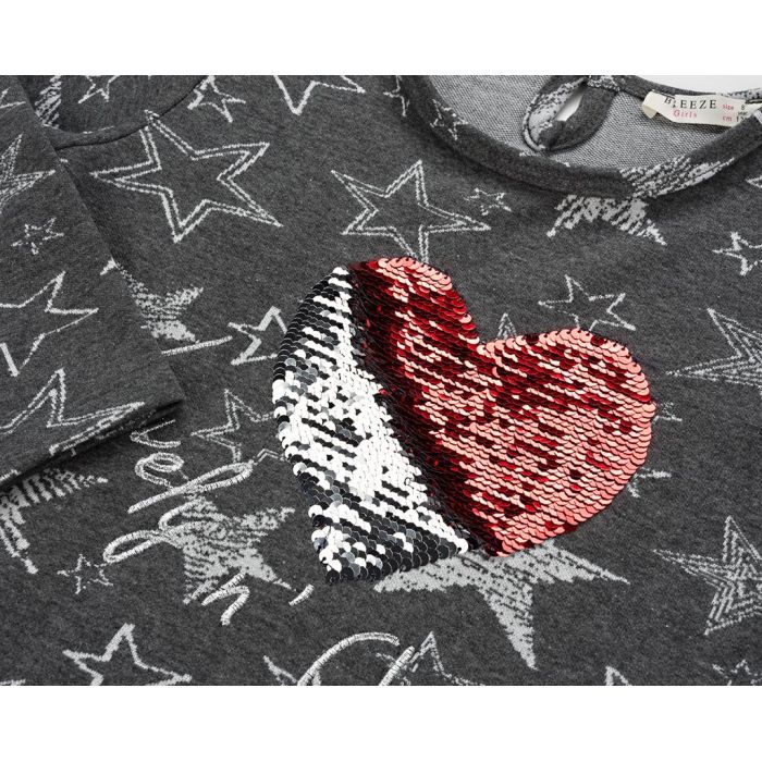 Платье детское Breeze со звездочками (11580-152G-gray) изображение 5