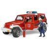 Спецтехника Bruder Джип пожарный Wrangler Unlimited Rubicon + фигурка (02528) изображение 2