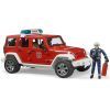 Спецтехника Bruder Джип пожарный Wrangler Unlimited Rubicon + фигурка (02528) изображение 3