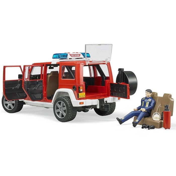 Спецтехника Bruder Джип пожарный Wrangler Unlimited Rubicon + фигурка (02528) изображение 5