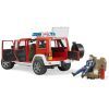 Спецтехника Bruder Джип пожарный Wrangler Unlimited Rubicon + фигурка (02528) изображение 5