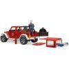 Спецтехника Bruder Джип пожарный Wrangler Unlimited Rubicon + фигурка (02528) изображение 6