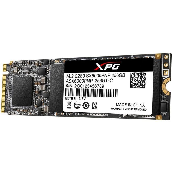 Накопитель SSD M.2 2280 256GB ADATA (ASX6000PNP-256GT-C) изображение 3