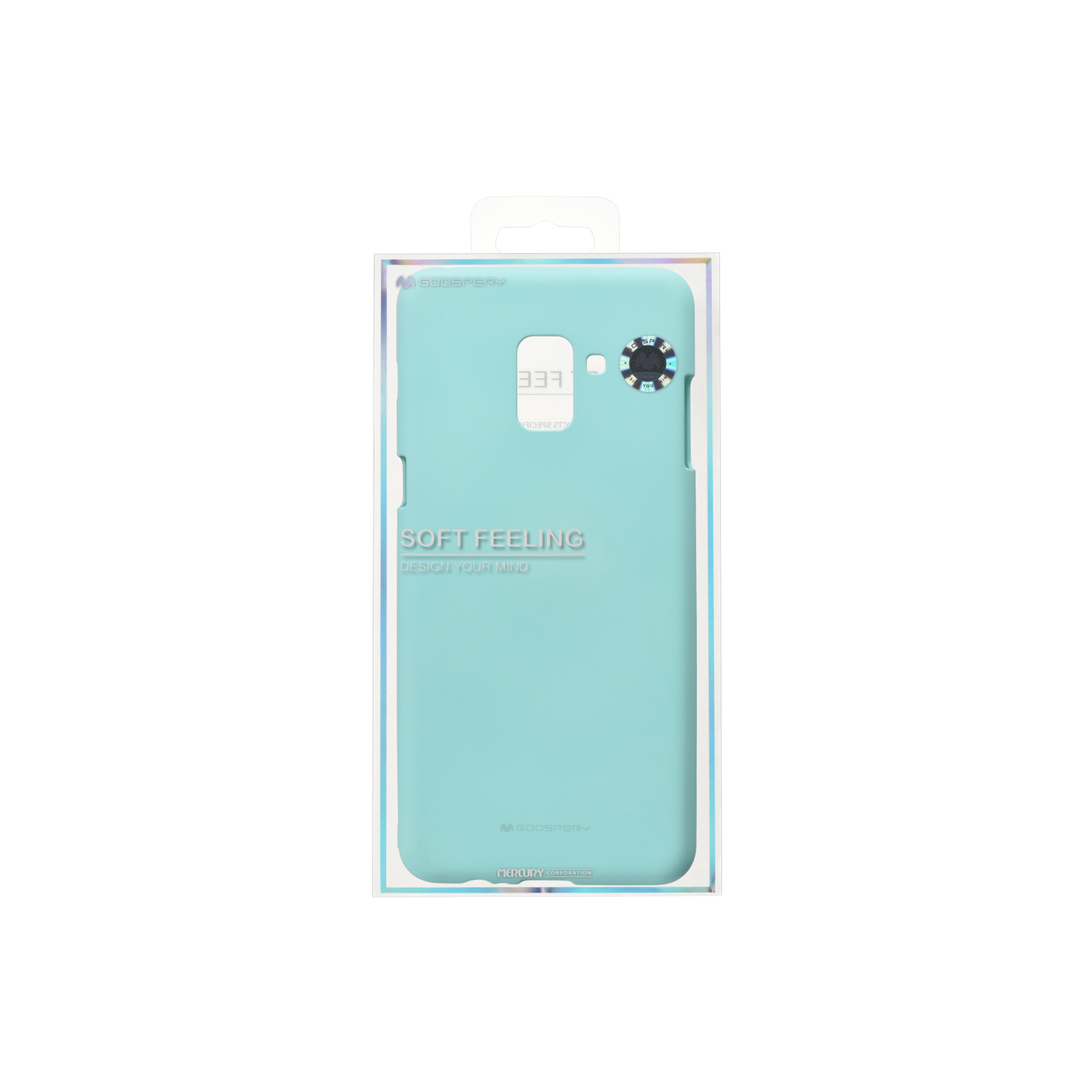 Чохол до мобільного телефона Goospery Samsung Galaxy A8+ (A730) SF Jelly Mint (8809550413559) зображення 3