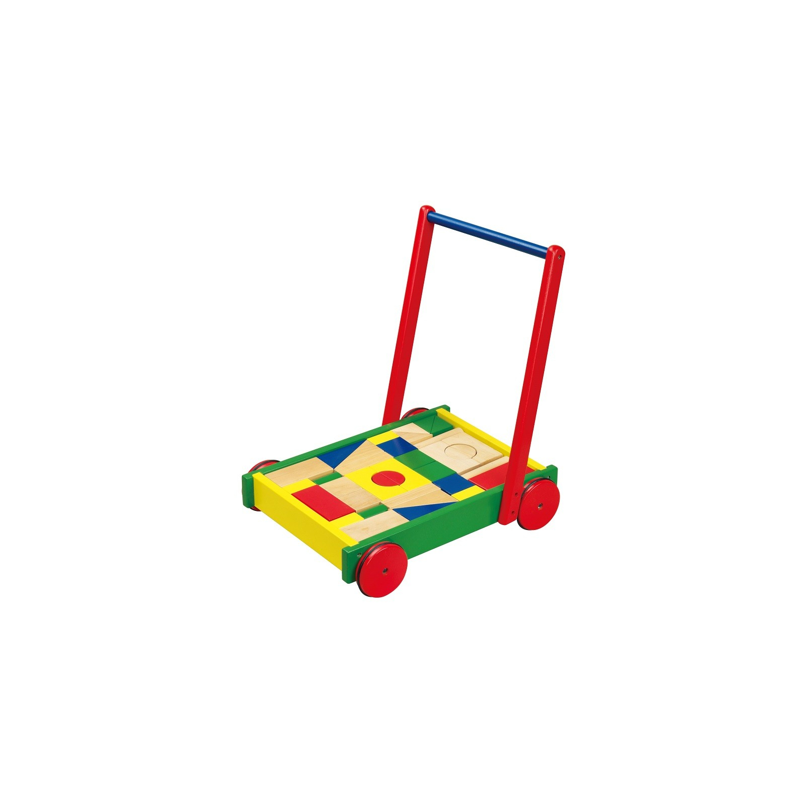 Ходунки Viga Toys Тележка с кубиками (50306)