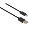 Дата кабель USB 2.0 AM to Micro 5P 1.8m Spring black Vinga (VCPDCMS1.8BK) изображение 2
