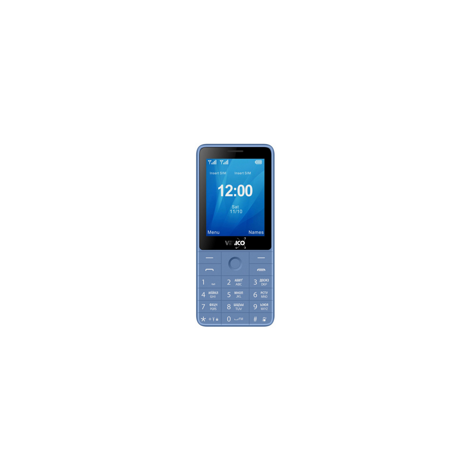 Мобильный телефон Verico Qin S282 Black (4713095606748)