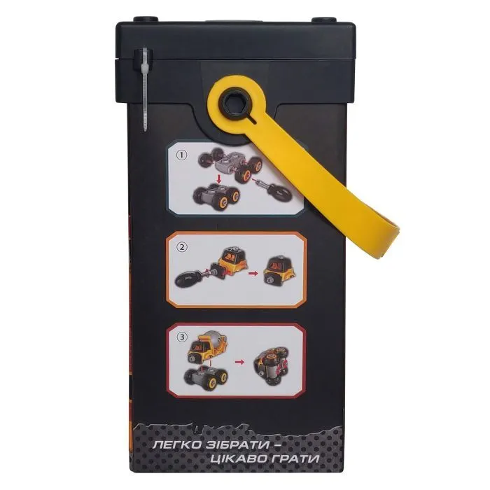Конструктор Microlab Toys Будівельна техніка - бетономішалка (MT8908) зображення 4