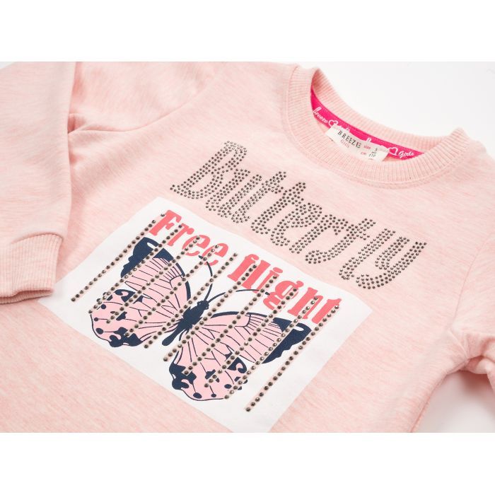 Набір дитячого одягу Breeze "BUTTERFLY" (13080-116G-peach) зображення 7
