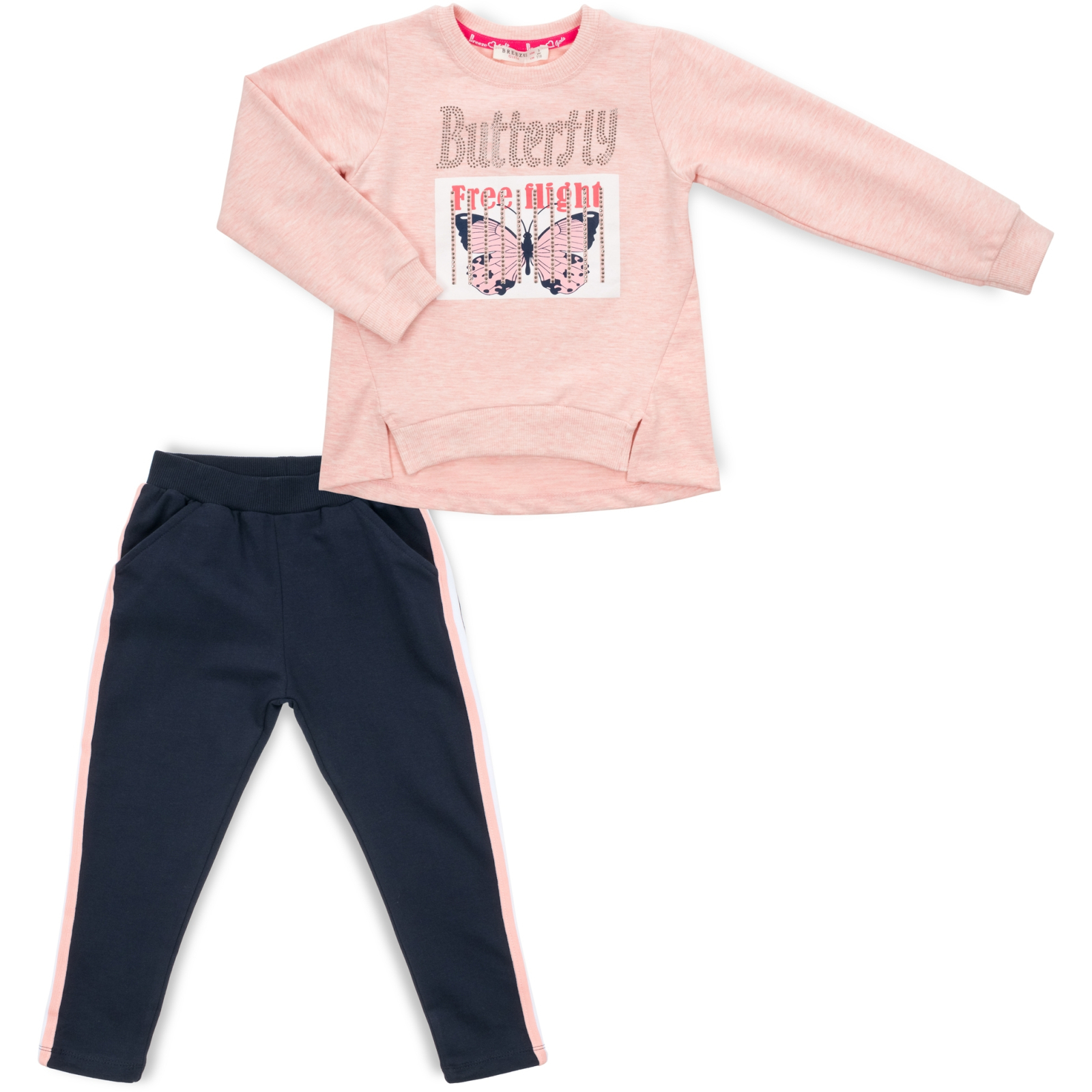Набір дитячого одягу Breeze "BUTTERFLY" (13080-140G-peach)