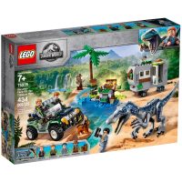 Конструктор LEGO Jurassic World Поединок с бариониксом: охота за сокровищами (75935)