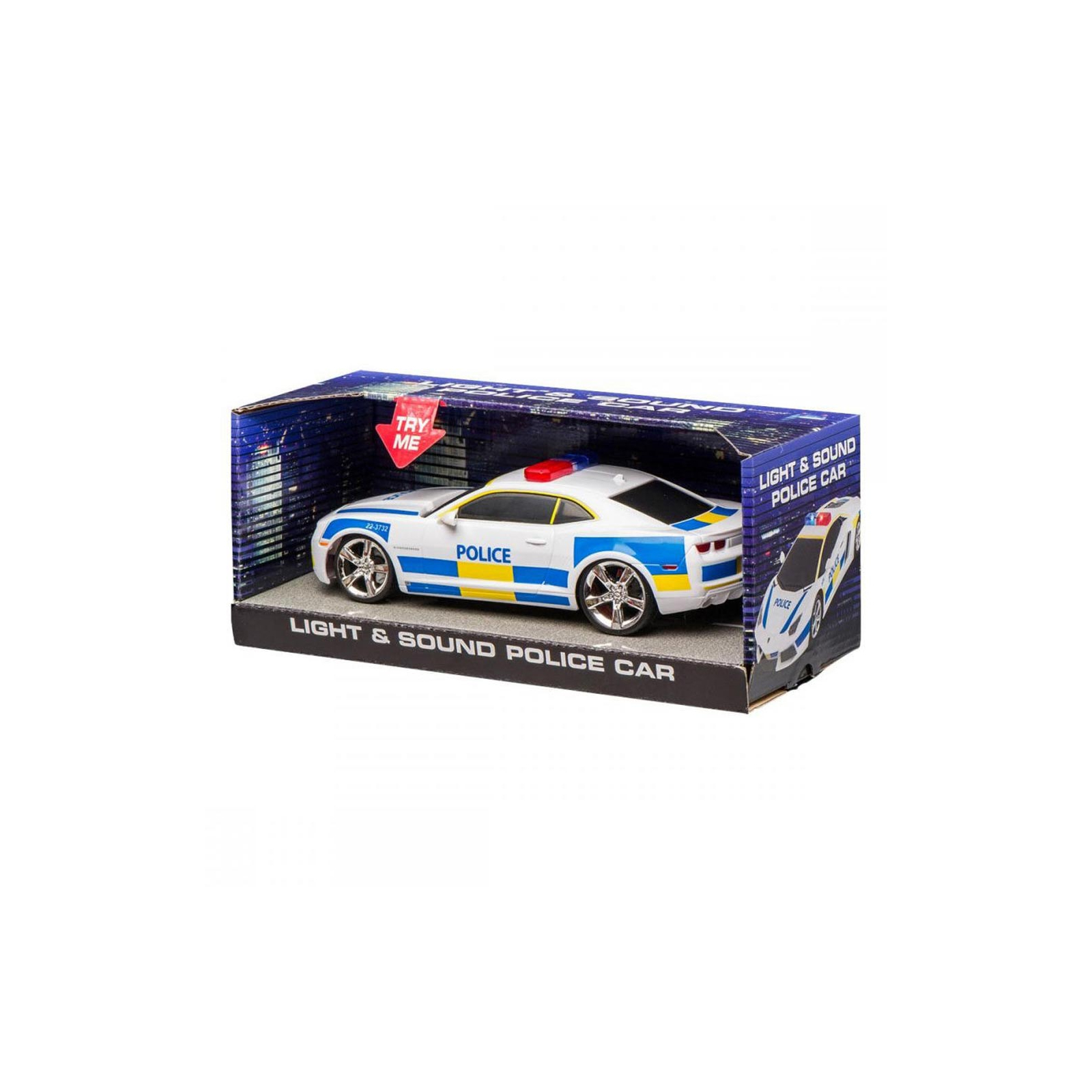 Машина Maisto Chevrolet Camaro SS RS (Police) білий. Світло і звук (1:24) (81236 white) зображення 3