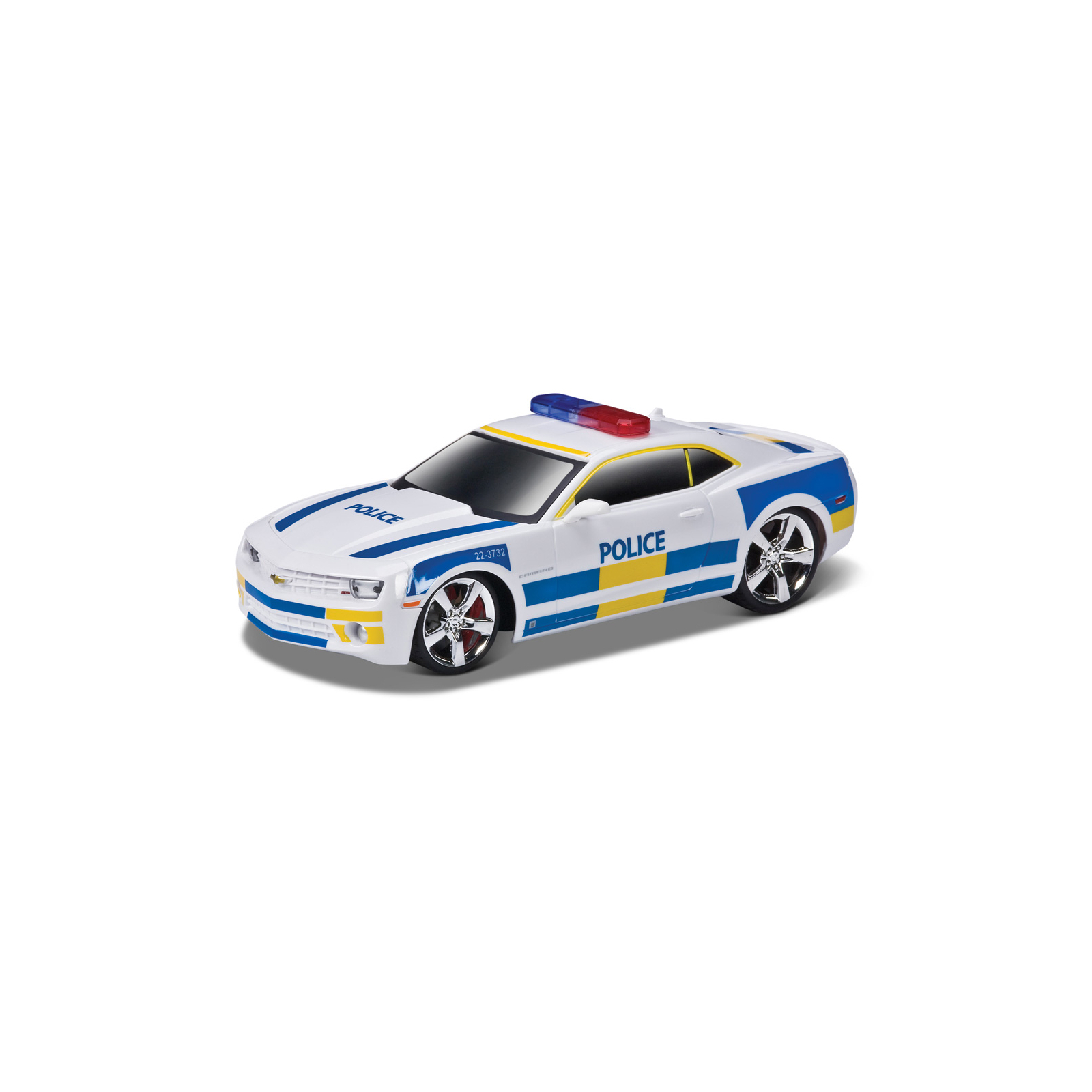Машина Maisto Chevrolet Camaro SS RS (Police) белый. Свет и звук (1:24) (81236 white)