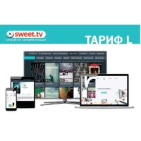 Карта активации ТВ Sweet.tv Пакет L, период на 12 мес. (TRINITY_L_12)