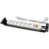 Силовой блок Conteg 19" 2U 6хSchuko, с выключателем, с кабелем (DP-RP-06-SCHUSP)