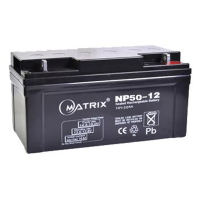 Фото - Батарея для ДБЖ Matrix Батарея до ДБЖ  12V 50AH  NP50-12 (NP50-12)