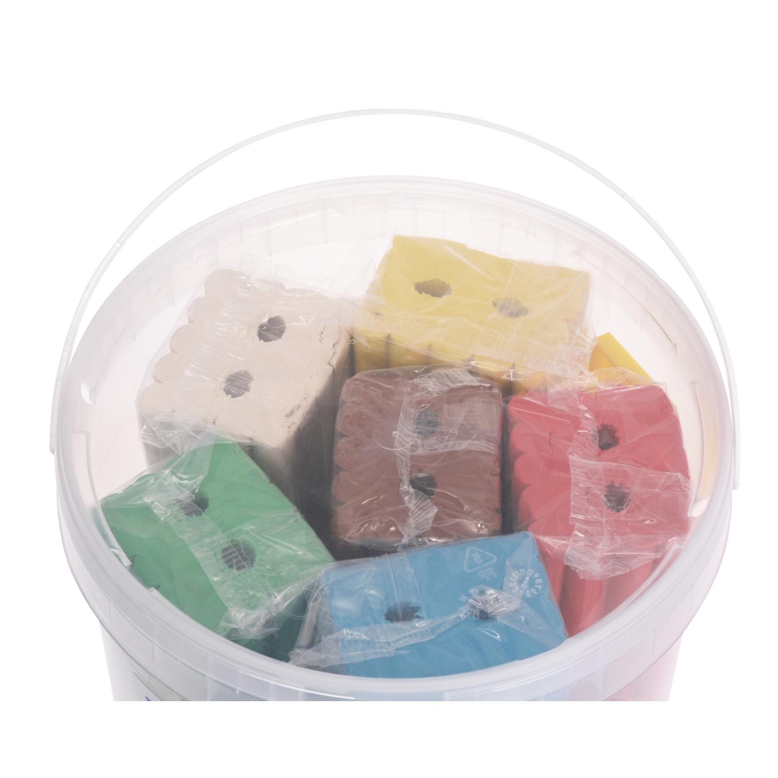 Набір для творчості Becks Plastilin Набір пластиліну 3кг. 6 кольорів у відерці (B100375) зображення 2