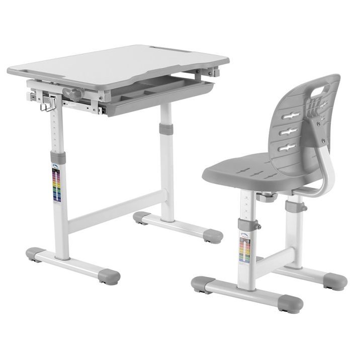 Парта со стулом FunDesk Piccolino III Grey (515966)