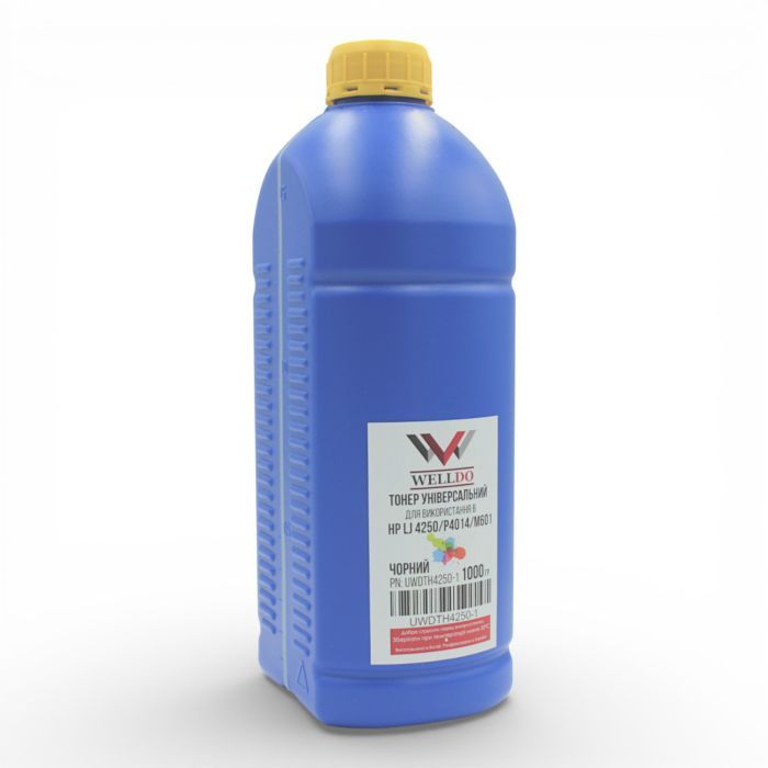 Тонер HP LJ P4014/4015/4515 Universal 1kg, фасовка Welldo (UWDTH4250-1)