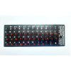 Наклейка на клавиатуру AlSoft непрозрачная EN/RU (11x13мм) черная (кирилица красная) textu (A43979)