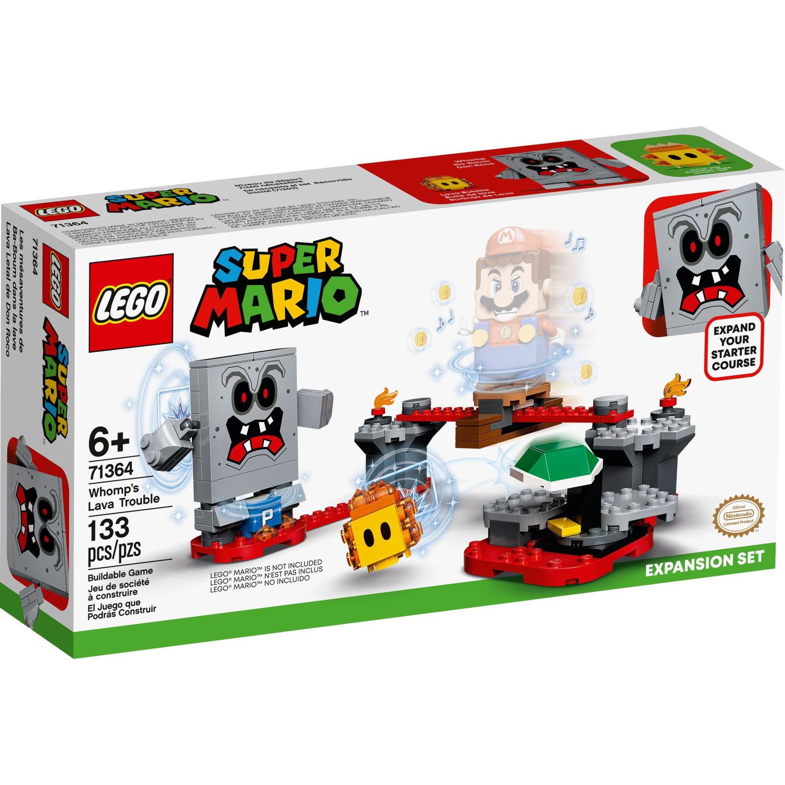 Конструктор LEGO Super Mario Неприятности в крепости Вомпа доп. набор (71364)