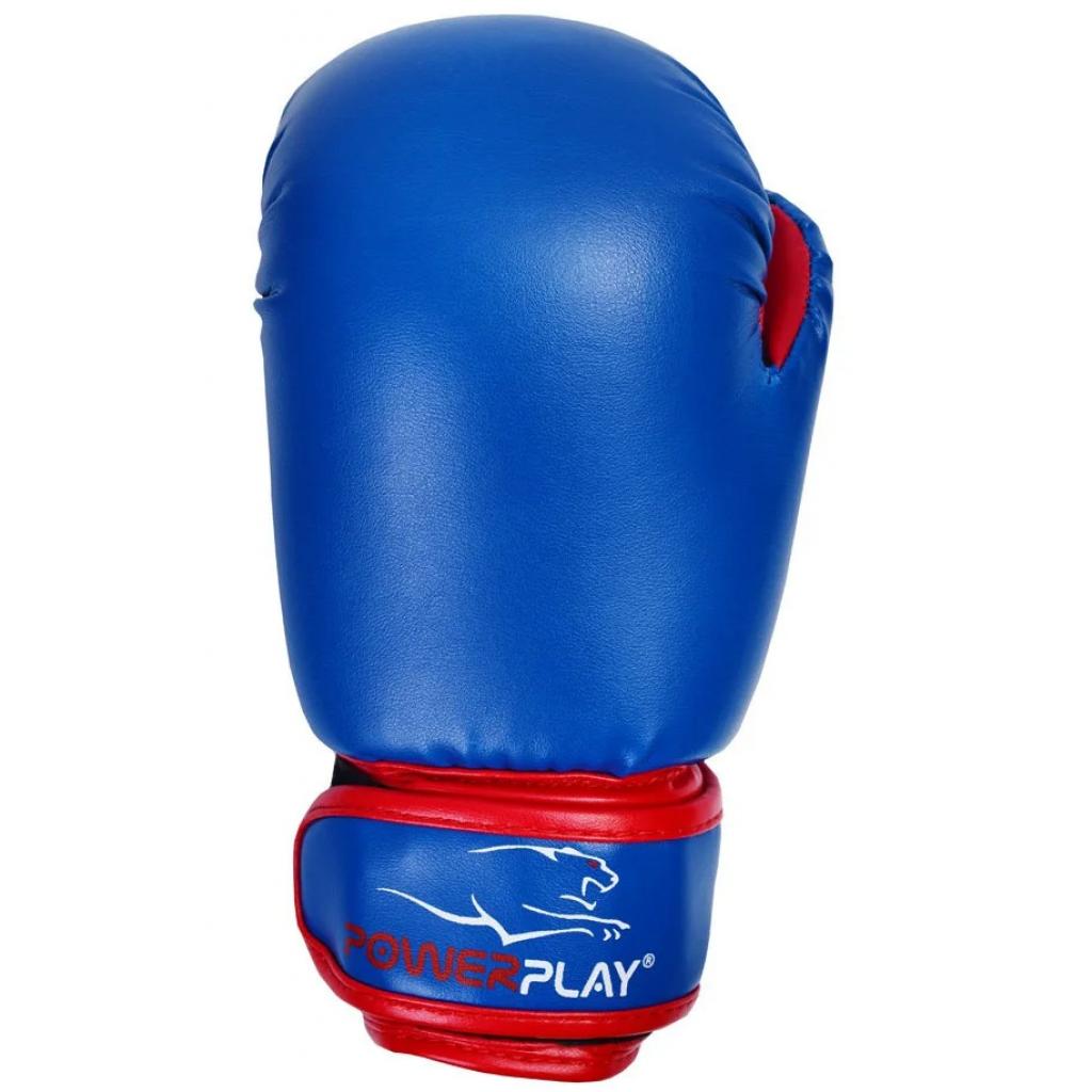 Боксерські рукавички PowerPlay 3004 JR 6oz Blue/Red (PP_3004JR_6oz_Blue/Red) зображення 3