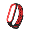 Ремінець до фітнес браслета BeCover Nike Style для Xiaomi Mi Smart Band 5 Black-Red (705153) зображення 2