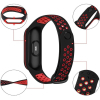 Ремешок для фитнес браслета BeCover Nike Style для Xiaomi Mi Smart Band 5 Black-Red (705153) изображение 3