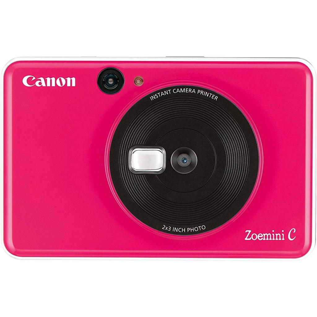 Камера моментальной печати Canon ZOEMINI C CV123 Bubble Gum Pink + 30 Zink PhotoPaper (3884C035)