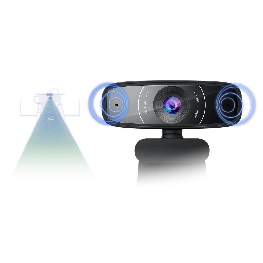 Веб-камера ASUS Webcam C3 Full HD Black (90YH0340-B2UA00) изображение 7