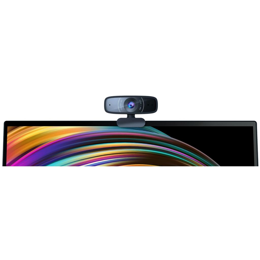 Веб-камера ASUS Webcam C3 Full HD Black (90YH0340-B2UA00) изображение 9