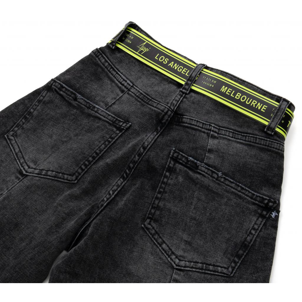 Штаны детские A-Yugi джинсовые (9249-164G-black) изображение 4
