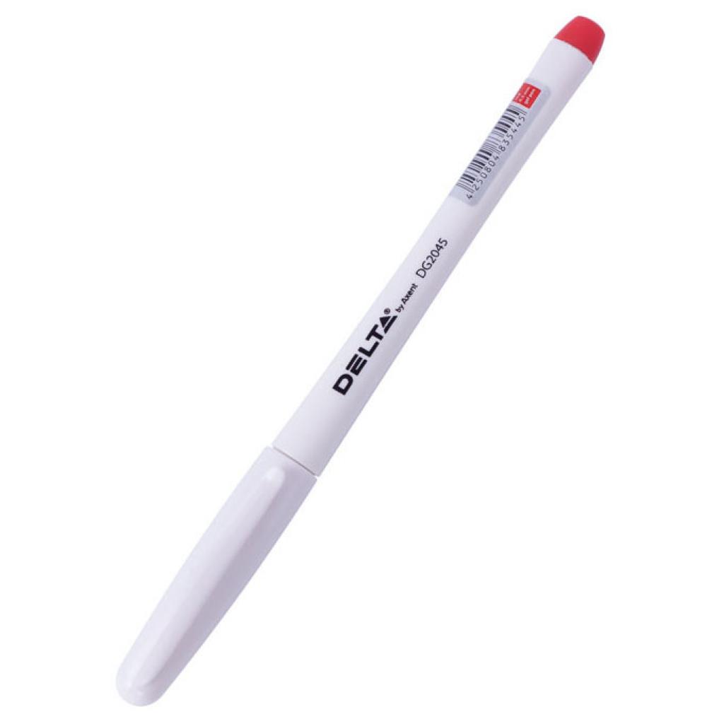 Ручка гелевая Delta by Axent DG 2045, красная (DG2045-06) изображение 2