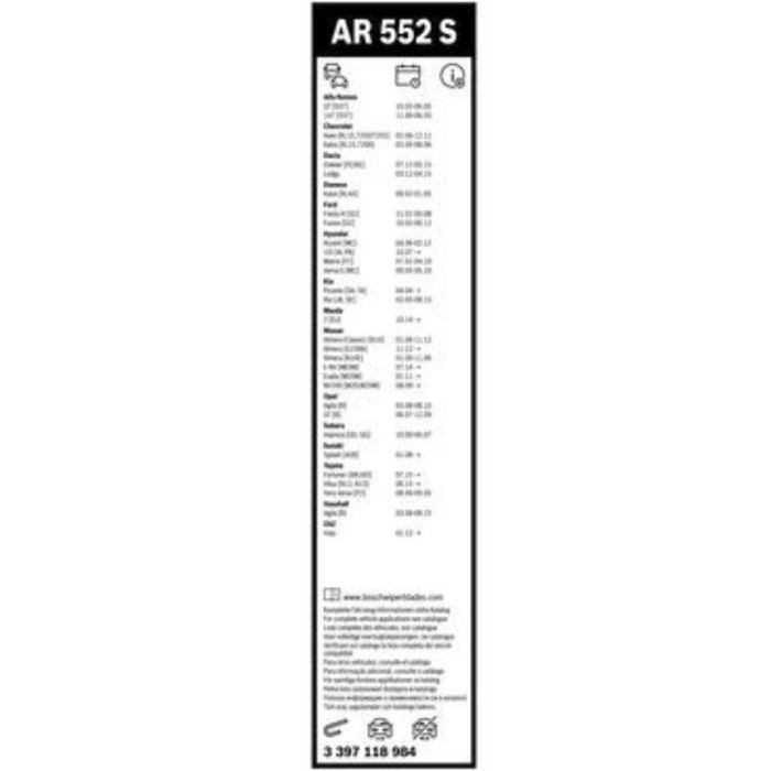 Щетка стеклоочистителя Bosch 3 397 118 984 изображение 5