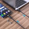 Дата кабель USB 2.0 AM to Lightning + Micro 5P + Type-C 1.0m Magnetic ColorWay (CW-CBUU038-BK) изображение 6