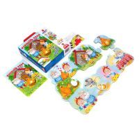 Пазл Vladi Toys Путешествие сказкой Курочка Ряба, украинский язык (VT2909-10) изображение 2