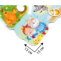 Пазл Vladi Toys Путешествие сказкой Курочка Ряба, украинский язык (VT2909-10) изображение 3