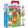 Пазл Vladi Toys Путешествие сказкой Курочка Ряба, украинский язык (VT2909-10)