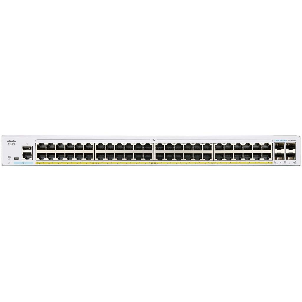 Комутатор мережевий Cisco CBS350-48P-4G-EU зображення 2