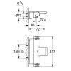 Термостатичний змішувач Grohe GRT 2000 (34464001) зображення 3