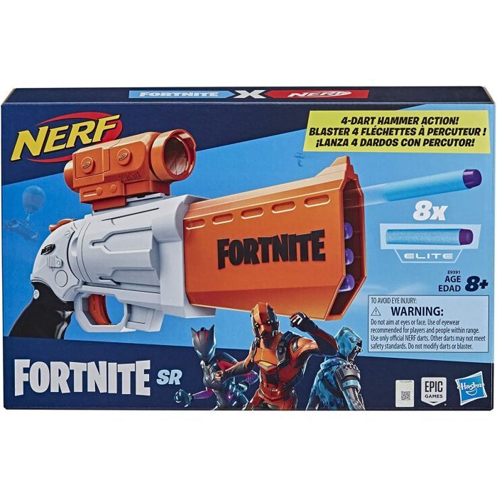 Игрушечное оружие Hasbro Nerf Fortnite SR Blaster (E9391) изображение 3